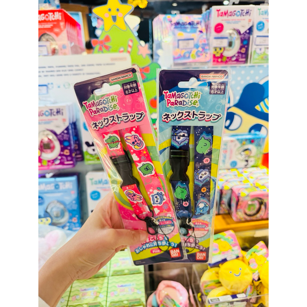 (ของแท้💯)💟พร้อมส่ง💟🌈⭐️ BANDAI สายคล้องคอทามาก็อตจิ Tamagotchi Paradise💖