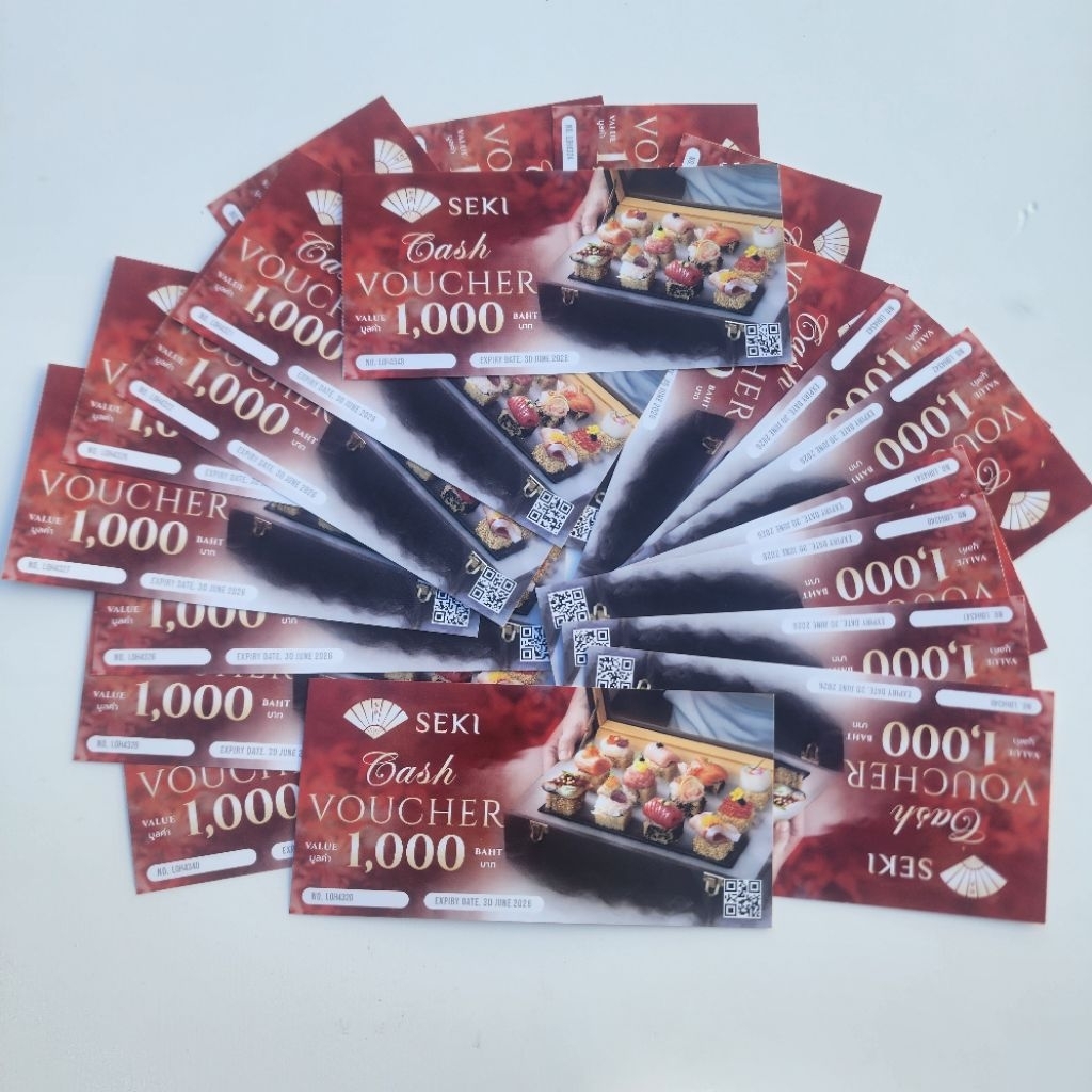 💥ส่วนลด💥ร้านอาหารญี่ปุ่นSeki voucherมูลค่า1000บาท