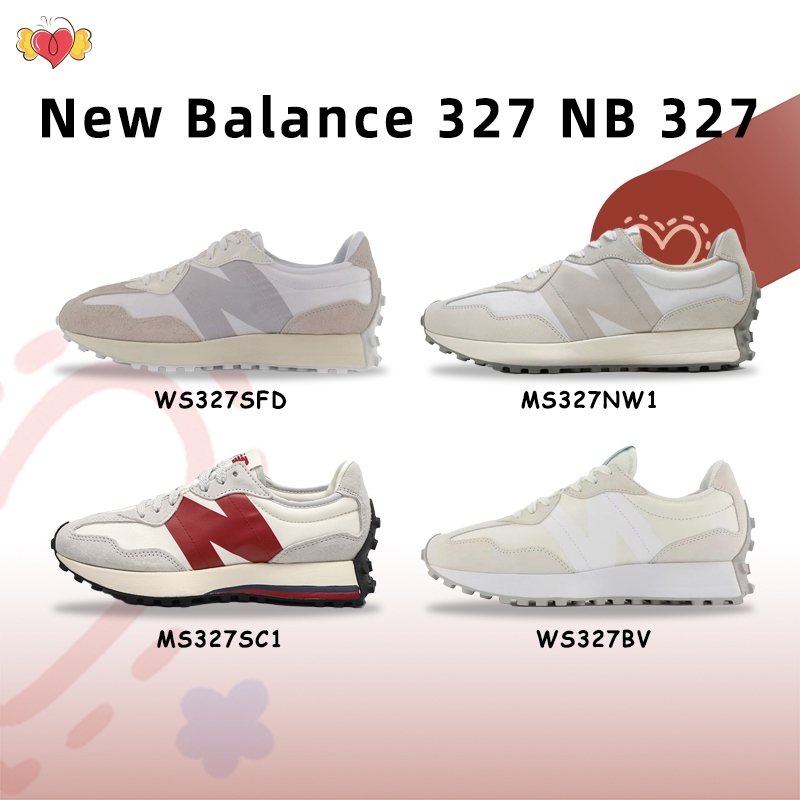 (รับหิ้วของจากเกาหลี ) ⚡ของแท้ 💯⚡ New Balance 327 รองเท้าลำลองแฟชั่น NB 327 ทันสมัยหลากหลาย WS327SFD