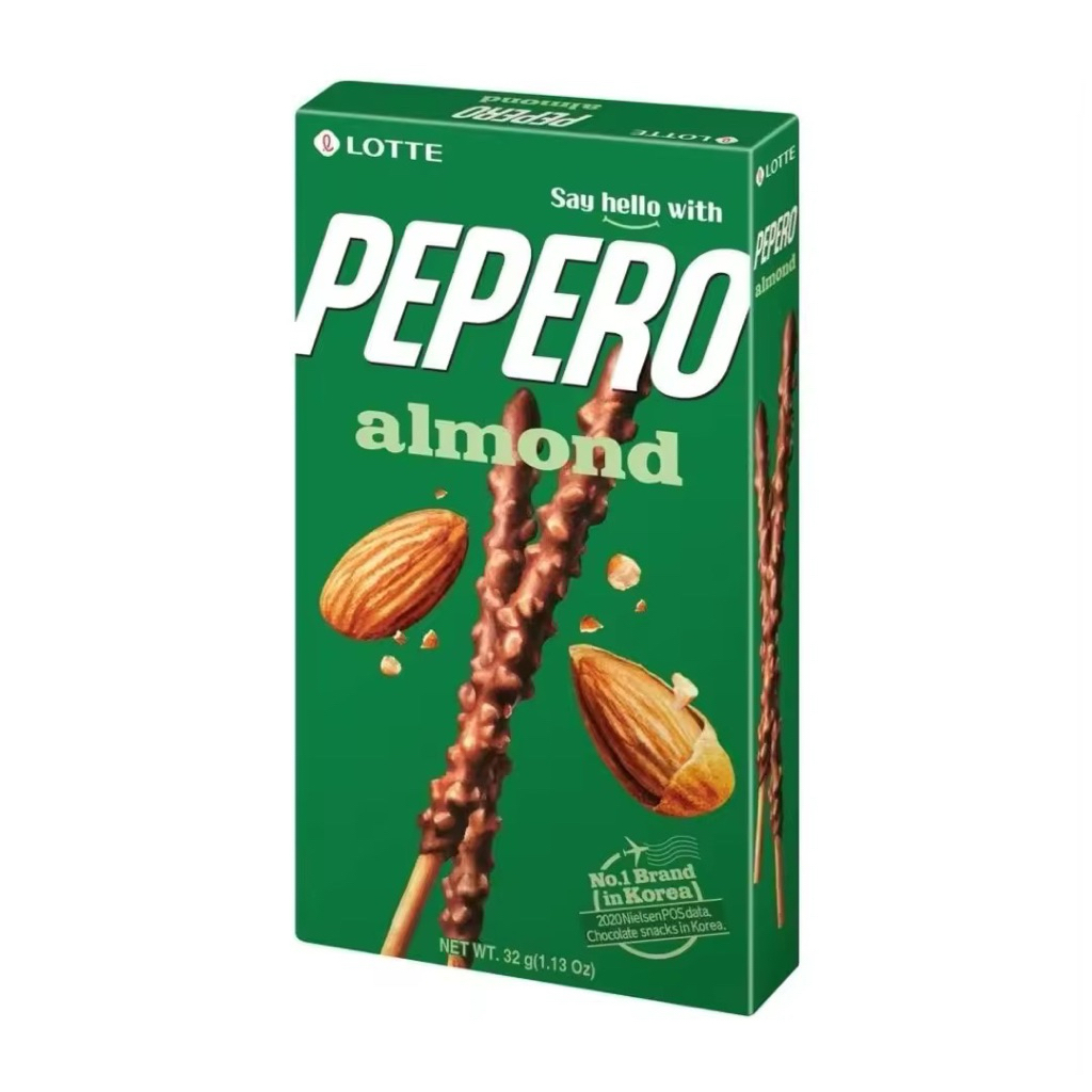 LOTTE PEPERO ALMOND 32 กรัม