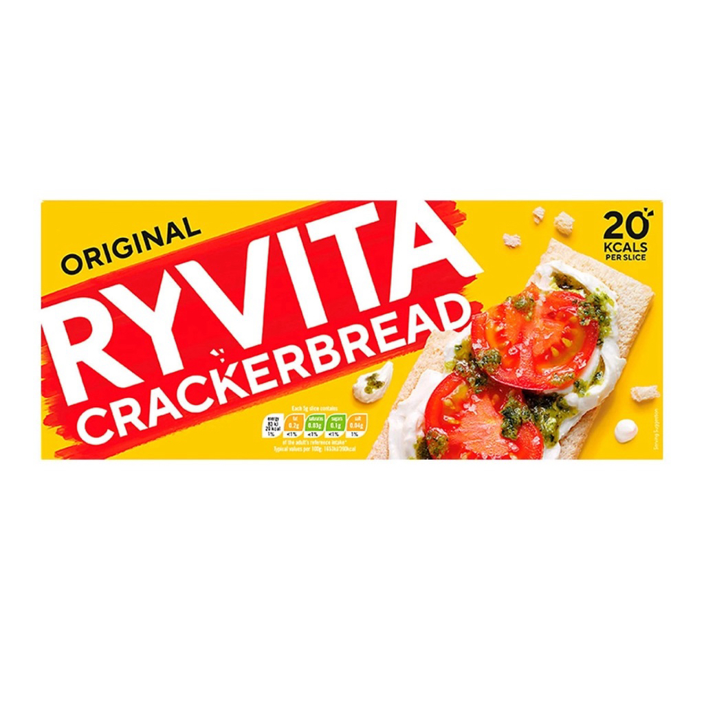 RYVITA Original Crackerbread 200 g.-แครกเกอร์อบกรอบ 200กรัม.