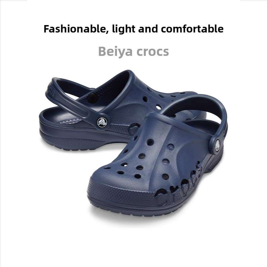 Crocs casual shoes for women, outdoor slippers for men, beach shoes, flat-soled footwear, sandals – 