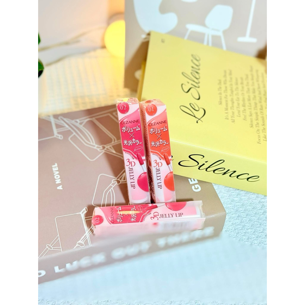ลิปเจลลี่ "CEZANNE 3D Jelly Lip"