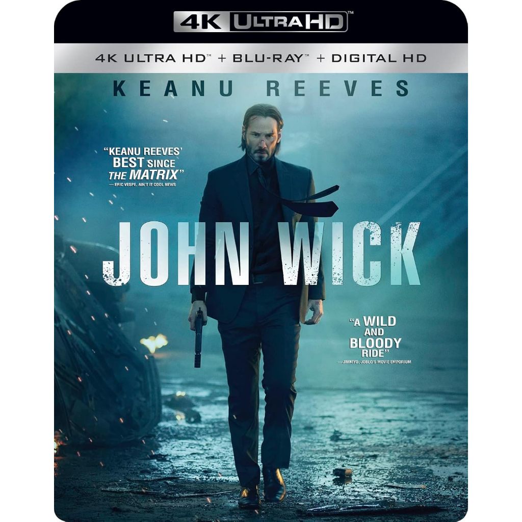 John Wick 1-4 (2014-2023) แรงกว่านรก 4K รวมชุดภาค 1-4