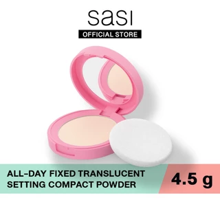 [ใหม่] sasi ออล เดย์ ฟิกซ์ ทรานส์ลูเซนท์ เซ็ตติ้ง คอมแพค พาวเดอร์ All-Day Fixed Translucent Setting Compact Powder 4.5g
