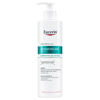 EUCERIN - Dermopure Clinical Correcting Gel To Foam (400ml) ดอร์โมเพียว คลินิคอล คอร์เรคติ้ง เจล ทู โฟม