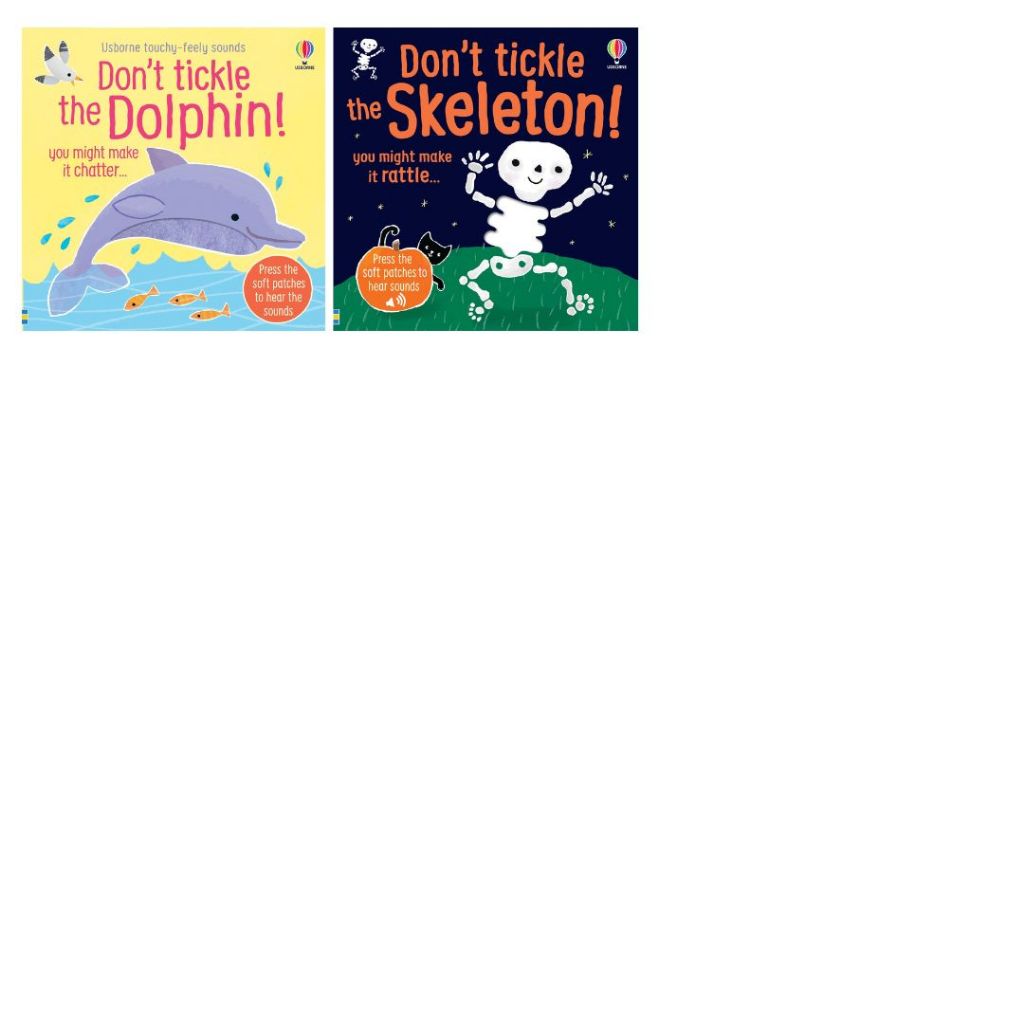 หนังสือมีเสียง+ ผิวสัมผัส USBORNE: DON'T TICKLE SERIES (Part 2)
