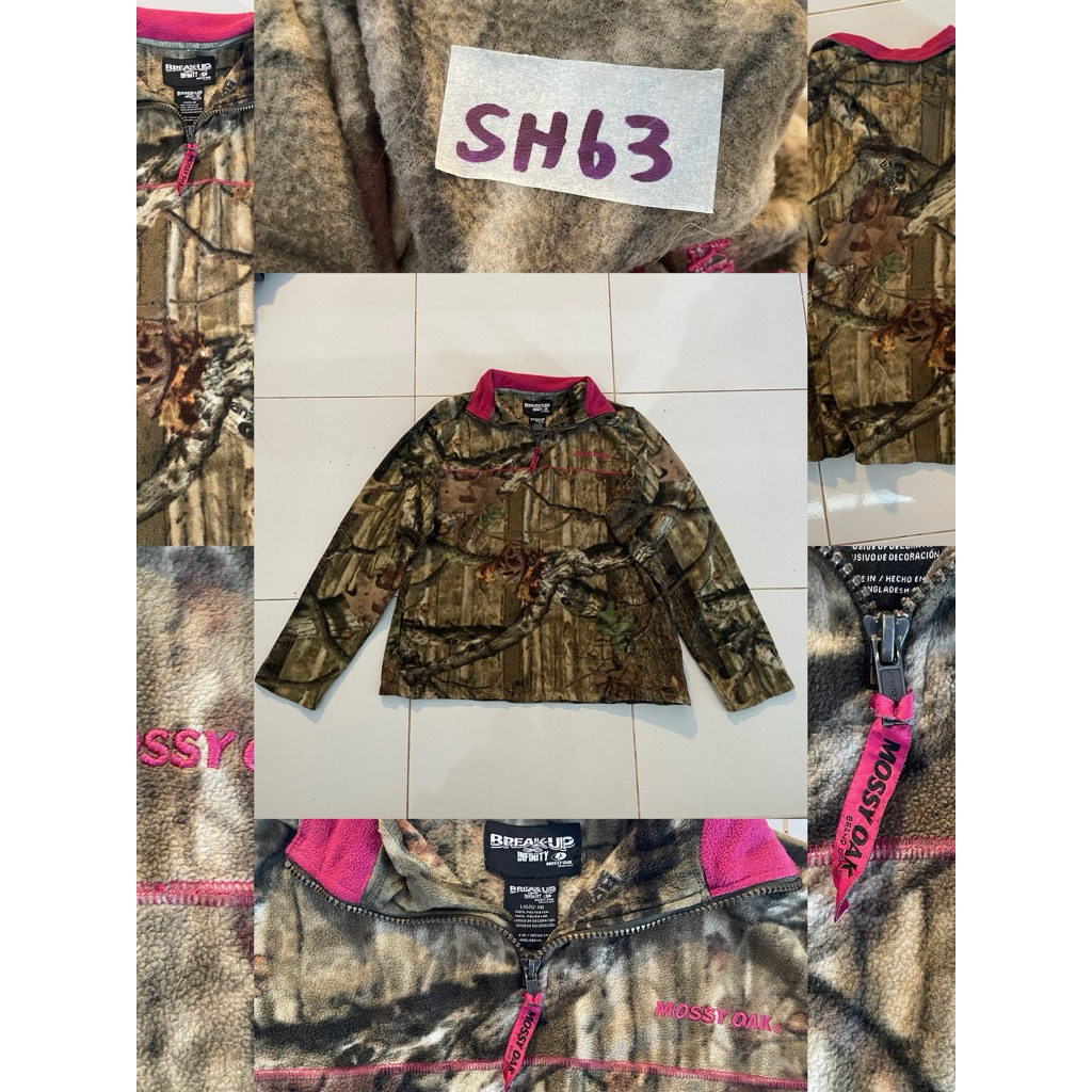 SH63 เสื้อป่าmossy oak อก42“ ยาว25” แขน24“