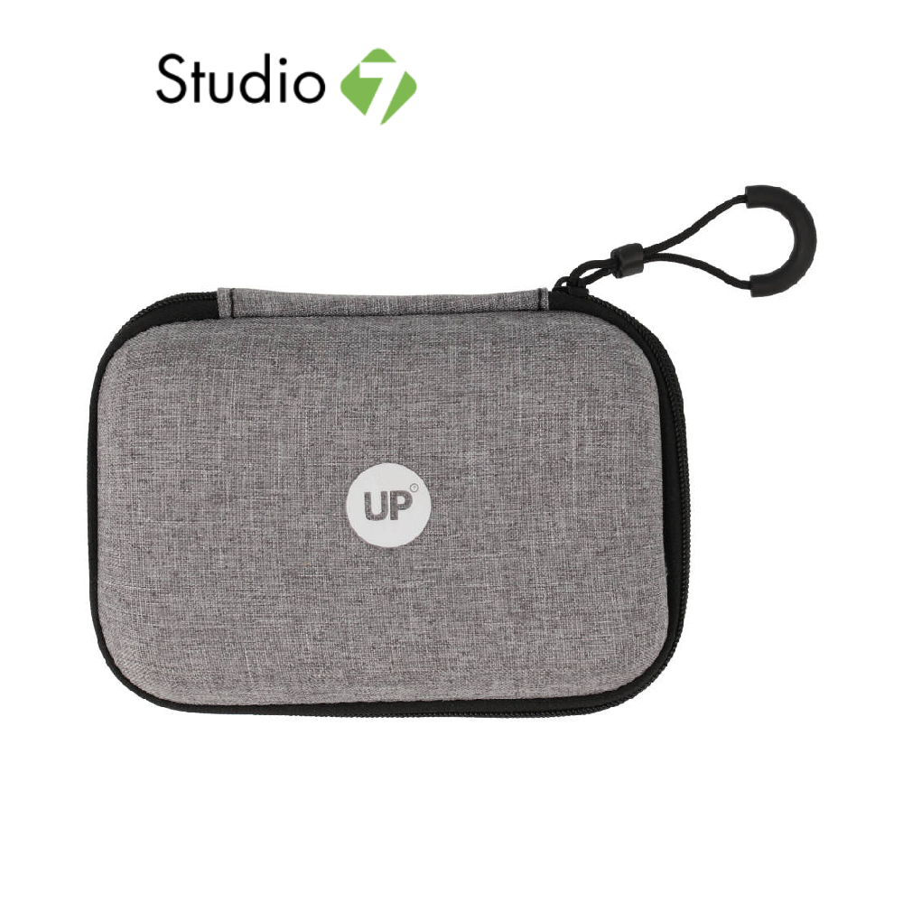 กระเป๋า UP7 Tech Pouch Ziper bag (14x10x4 cm.) Grey by Studio7