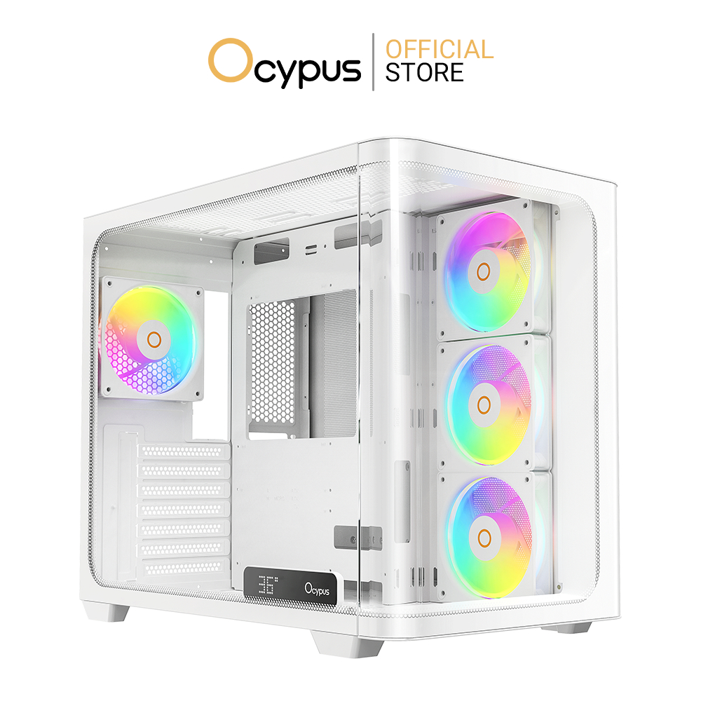 OCYPUS IOTA C70 CURVE WHITE ARGB (COMPUTER CASE / เคสคอมพิวเตอร์)