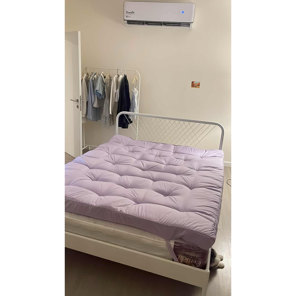 ท็อปเปอร์ รุ่นหนาพิเศษผ้ากันไรฝุ่น หนา 5 นิ้ว ผ้าเย็น กันไรฝุ่น ไม่ติดขนสัตว์ - รูปที่ 2