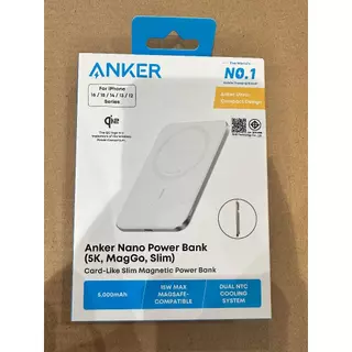 [Qi2]ANKER MagGo PowerBank 10000mAh/5000mAh พาวเวอร์แบงค์ Ultra-Slim แบตสำรองไร้สาย Magnetic สำหรับ iPhone 17/16 A1664