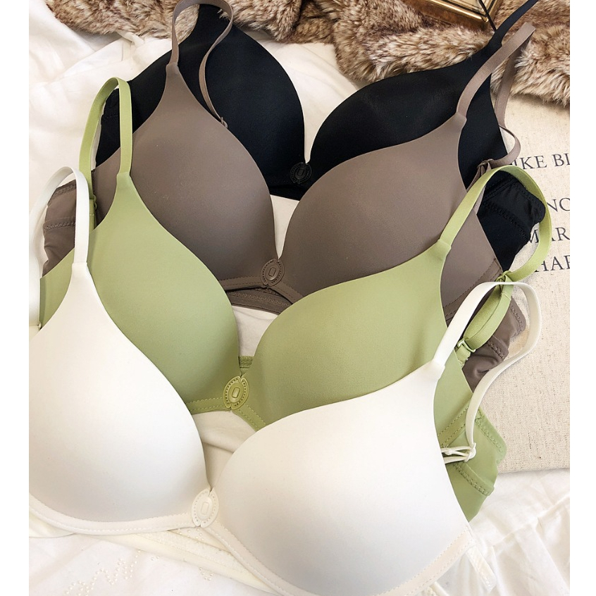 สินค้าพร้อมส่ง ชุดชั้นในยกกระชับ แบบติดหน้าอก ใส่สบาย ไม่มีโครง มีหลายสีให้เลือก-N389