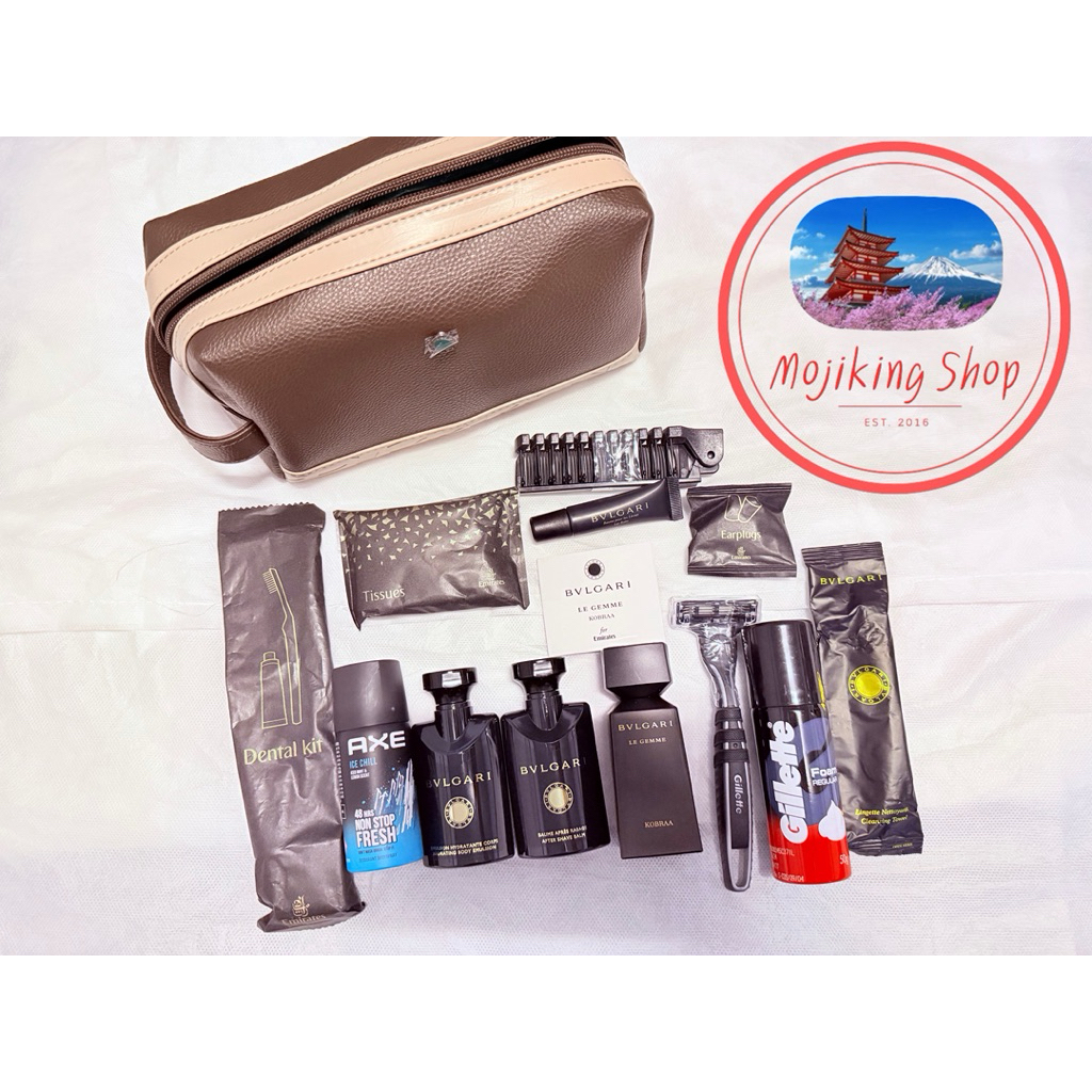 **NEW**👱🏻‍♂️🛩️Amenity kit of Emirates Airways 🧔🏻‍♂️(Travel Set [First Class🛩️] สำหรับผู้ชาย)