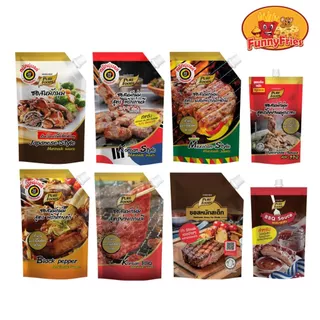 เพียวฟู้ดส์ ซอสหมัก ซอสหมักนุ่ม 150-1000กรัม ซอสหมักสเต็ก ซอสหมักหมู ซอสหมักเนื้อ ซอสบาร์บีคิว