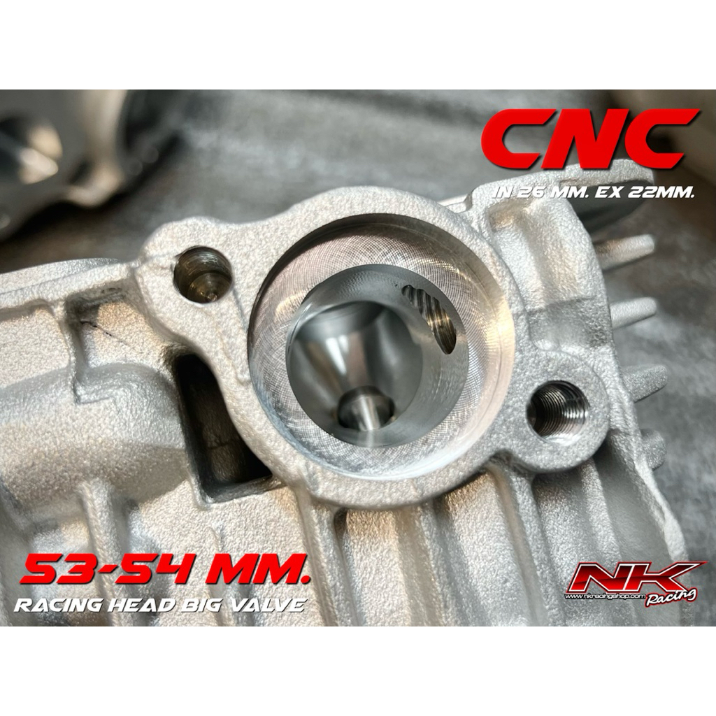 ฝาสูบแต่ง Wave110-125,CT125 2023 26-22 CNC Porting
