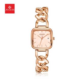 JULIUS นาฬิกาผู้หญิง สายโซ่แฟชั่น ดีไซน์หรูโดดเด่น Collectio…