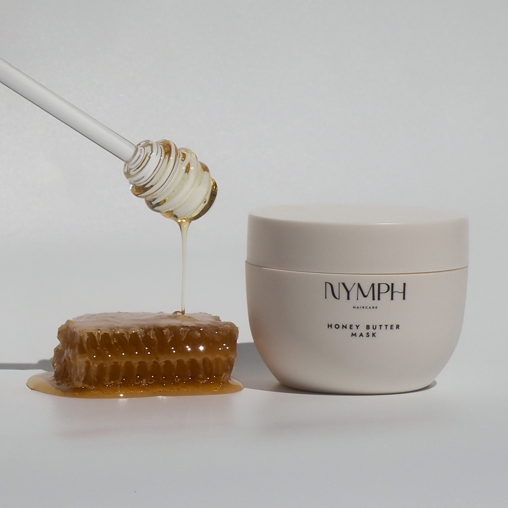 Nymph Haircare Honey Butter Mask มาสก์ผม ผสมน้ำผึ้งมานูก้า และเชียบัตเตอร์ ผลิตภัณฑ์ดูแลผม บำรุงผมแห้งเสีย ผมนุ่มลื่น