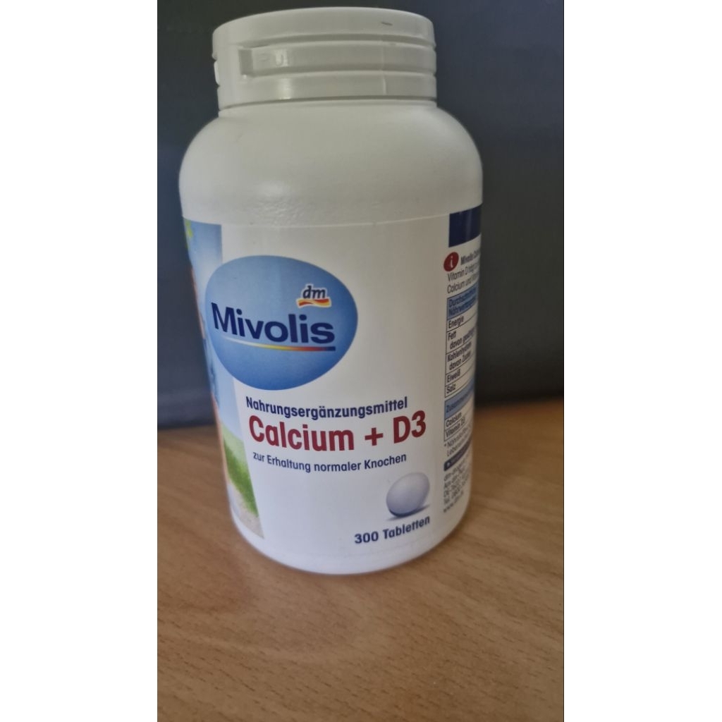 อาหารเสริมแคลเซียมจากเยอรมัน Mivolis Calcium+D3