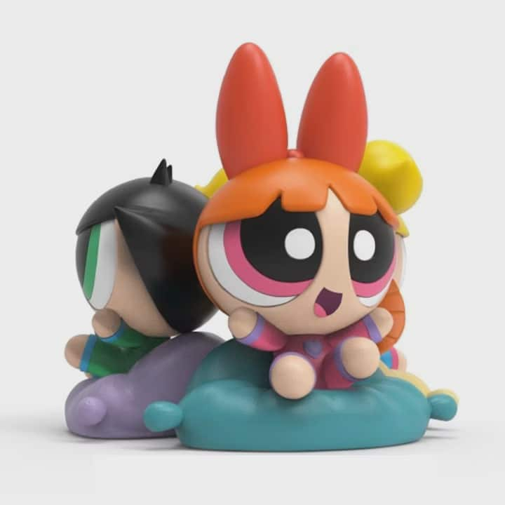 เดอะ พาวเวอร์พัฟฟ์เกิลส์ The Powerpuff Girls Bucket Set สินค้า Major แท้ ใหม่ในห่อ