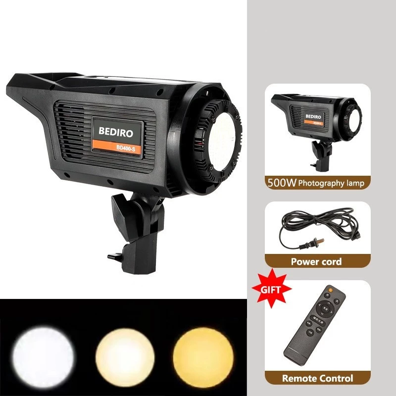 ไฟสตูดิโอ LED 500W พร้อมซอฟต์บ็อกซ์ Lantern 65ซม. และขาตั้ง thumbnail 3