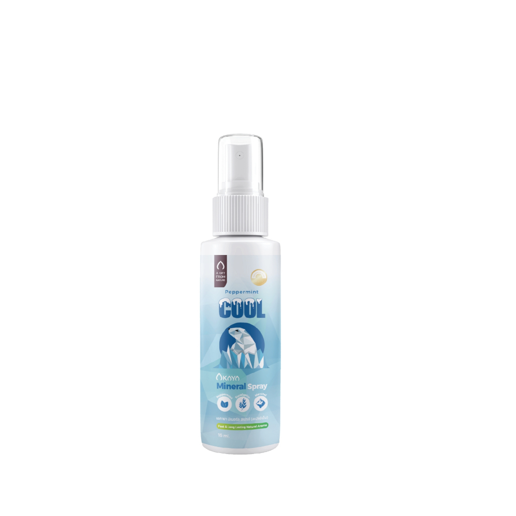 [1แถม1]AKAYA peppermint cooling nourish body spray 15ML