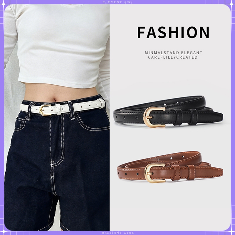 [จัดส่งจากไทย] เข็มขัดเกาหลี ทรงฮิต เข็มขัดแฟชั่น เทรนด์สไตล์เกาหลี เข็มขัดผู้หญิง มีหลายสีให้เลือก ราคา ถูกที่สุด ดีลบีเคเค