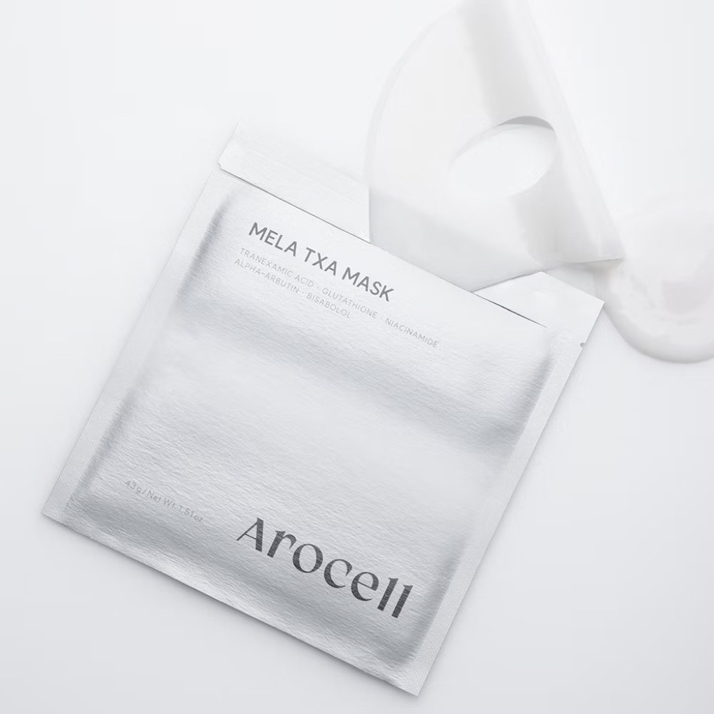 Arocell mela txa mask 🥰มาส์กลอกฝ้าที่ขายดีที่สุดตอนนี้