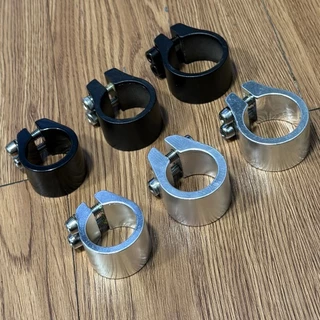 แคลมป์รัดหลักอานอลูมิเนียม (แบบน็อตคู่) BSC-62 (Double Bolt Seatpost Clamp)