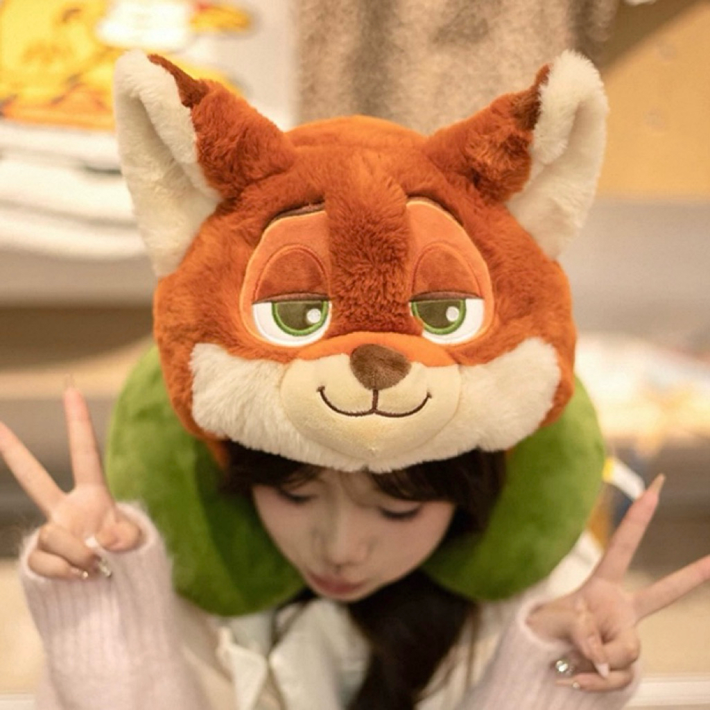 ✨พรีออเดอร์✨ หมอนรองคอตุ๊กตา ซูโทเปีย Zootopia Disney (POTDEMIEL) ลิขสิทธิ์แท้  %