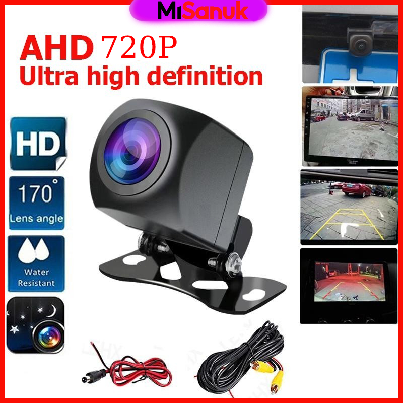 กล้องถอยรถยนต์ AHD 720P 25fps (กันน้ำได้) กล้องถอยหลัง android กล้องติดรถยนต์หลัง HD IP68 กันน้ํา Night Vision