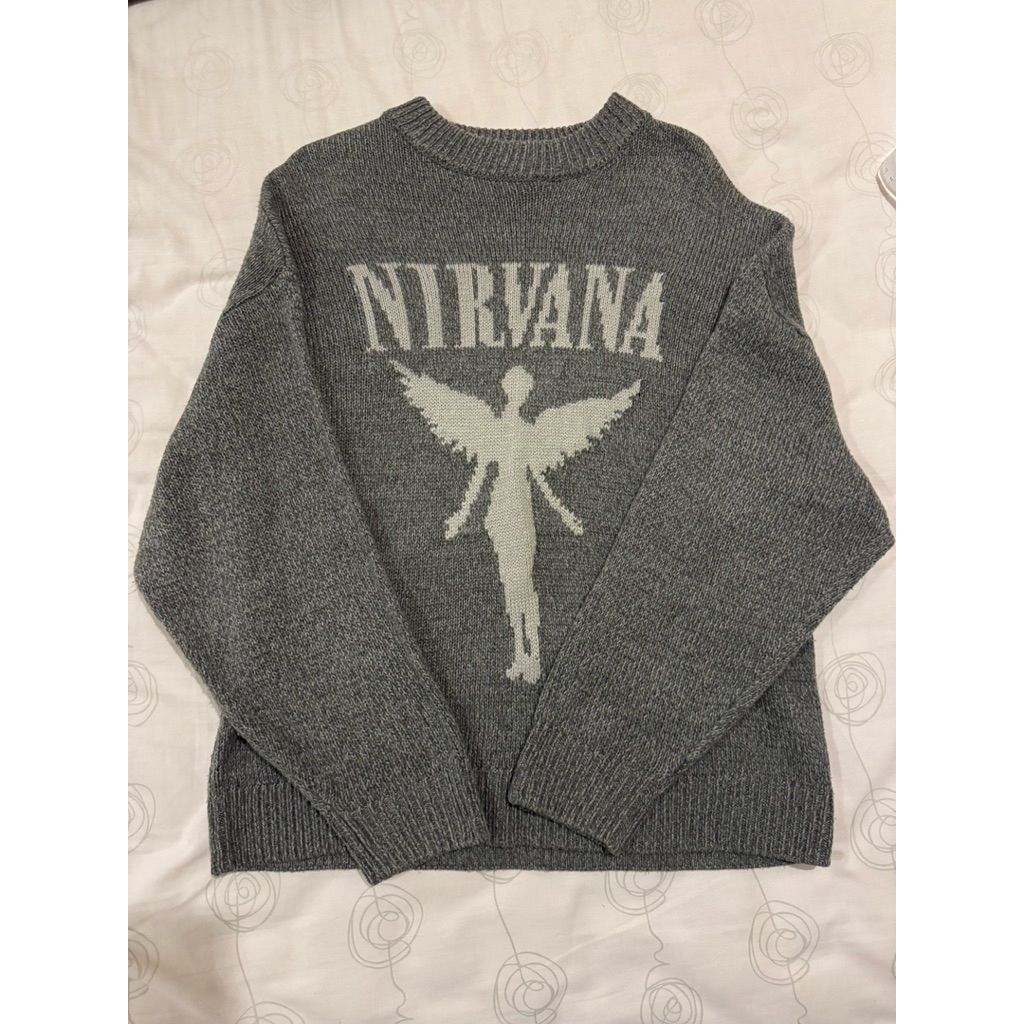 H&M Grey Nirvana Knitted Sweater (Size S)