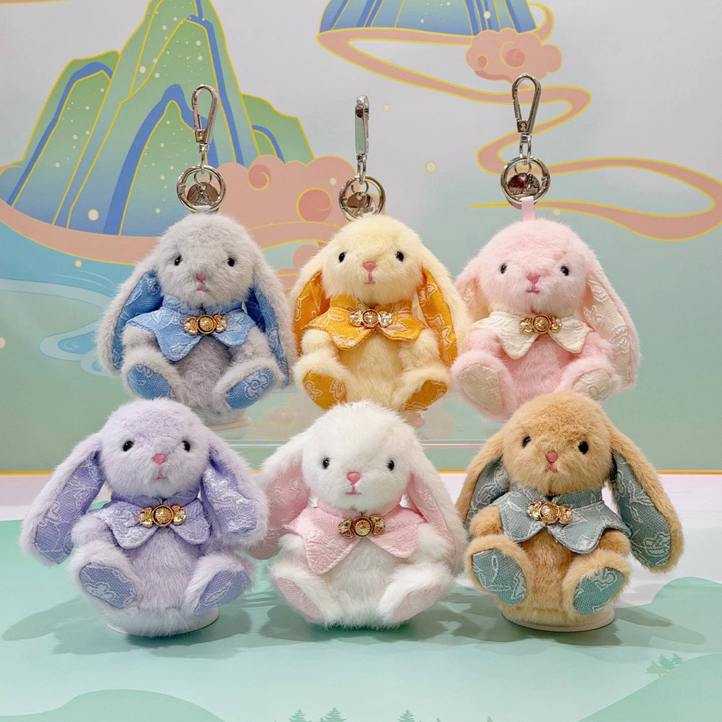 [พร้อมส่ง] พวงกุญแจตุ๊กตา Wendy Rabbit กระต่ายน้อยโทนสีพาสเทลสุดหวาน ที่ใครเห็นก็ต้องหลงรัก~ มาพร้อม