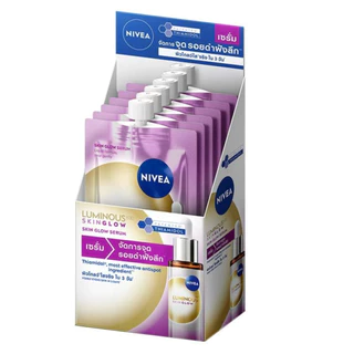 Nivea นีเวีย ลูมินัส 630 สกินโกลว์ เซรั่ม 7 มล. /นีเวีย ลูมินัส 630 แอดวานซ์ สปอต 7 มล. (แพ็ก 6 ชิ้น)