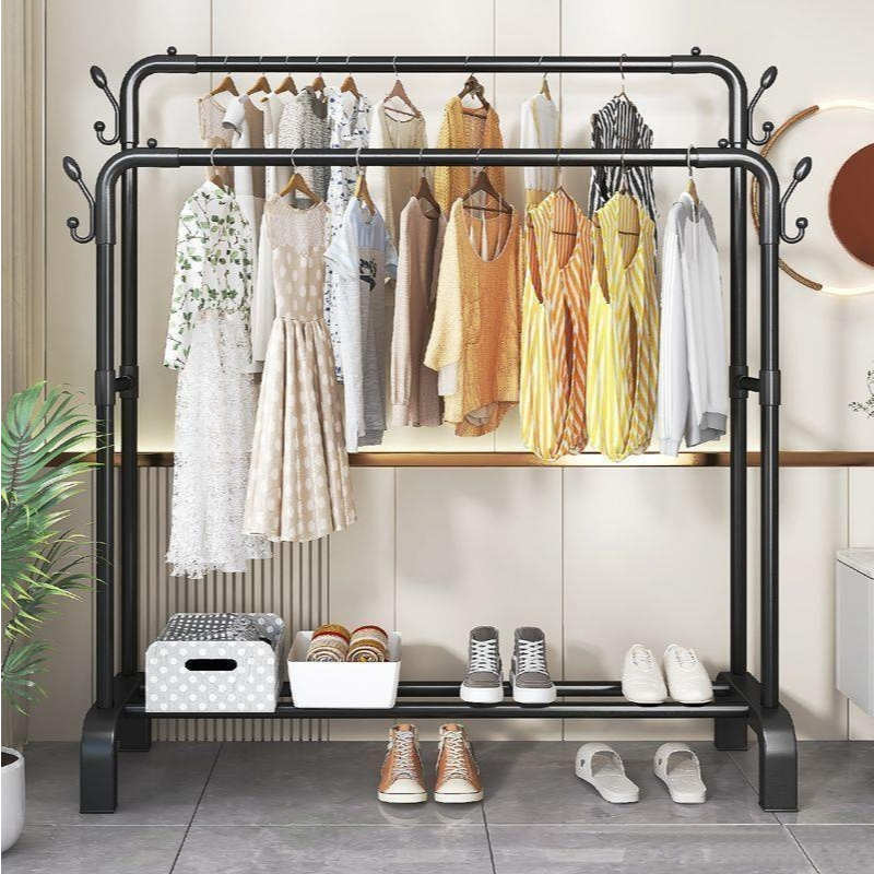 Yifeng ราวแขวนผ้าบาร์คู่