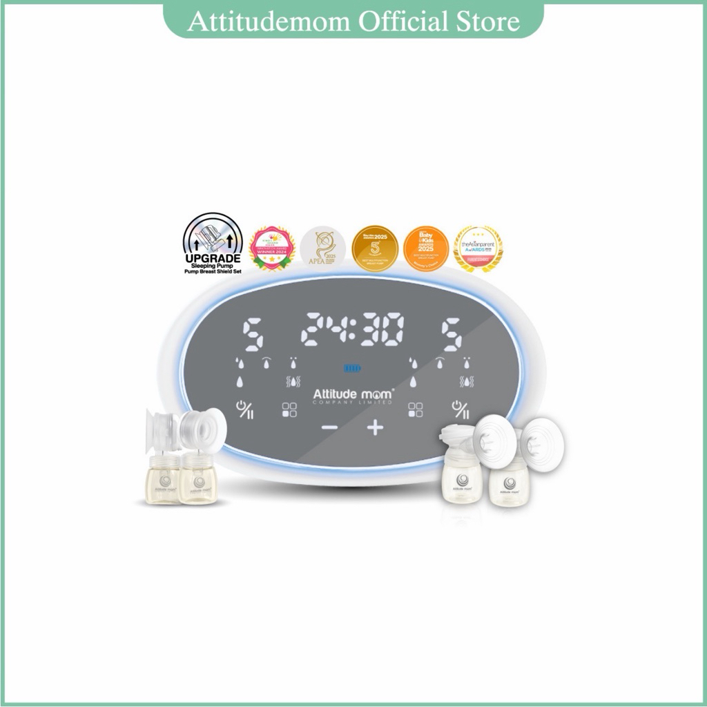 Attitude mom Galaxy III เครื่องปั๊มนมกรวยซิลิโคนแท้ 100%