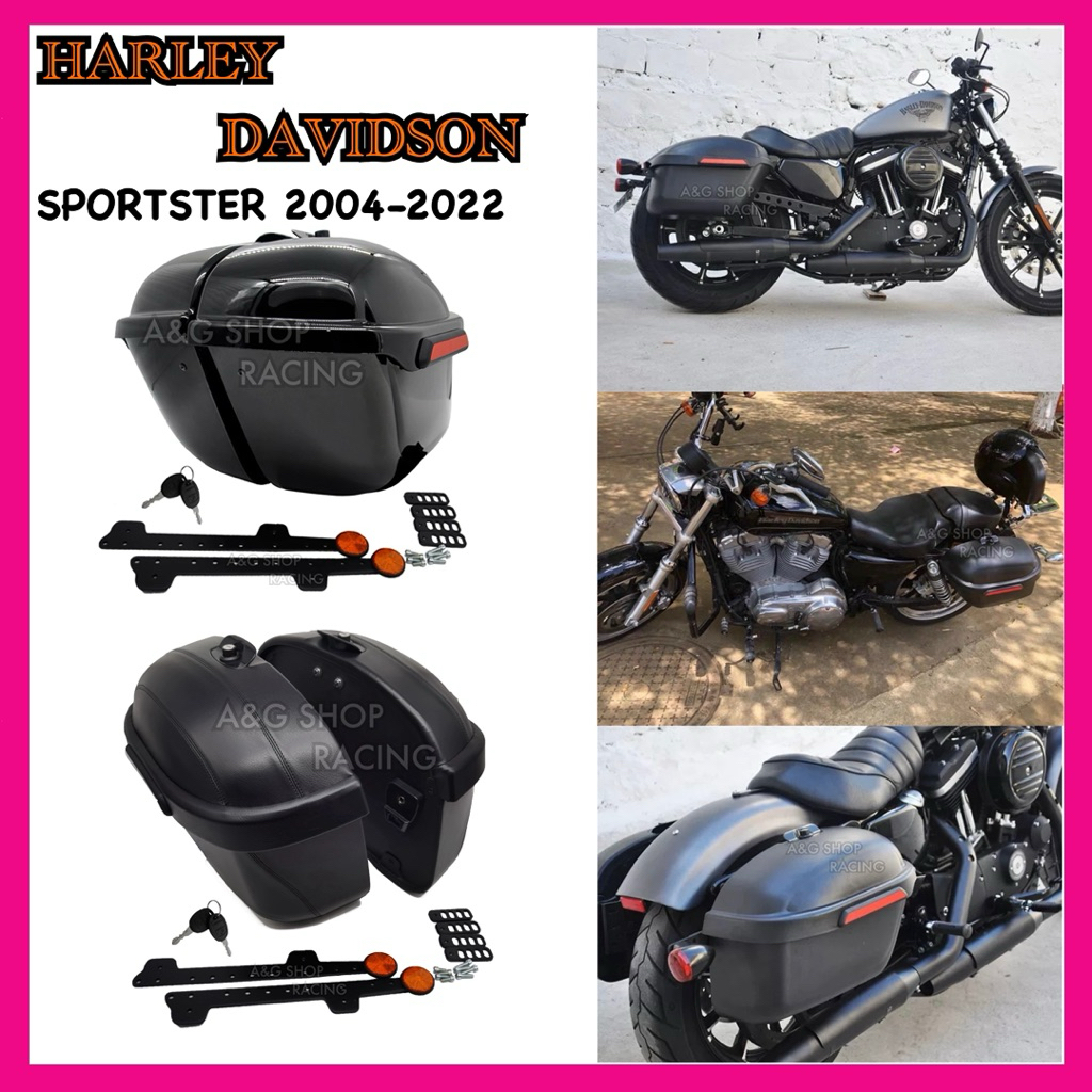 กระเป๋าข้างสัมภาระHarley Davidson Sportster Xl883 Xl1200 X48 X72 XG750 IRON883 SUPER LOW FORTY EIGHT