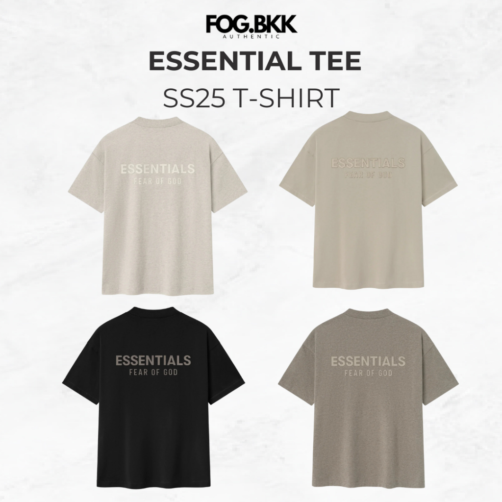 [ของเเท้]Fear of God Essential T-shirt SS25