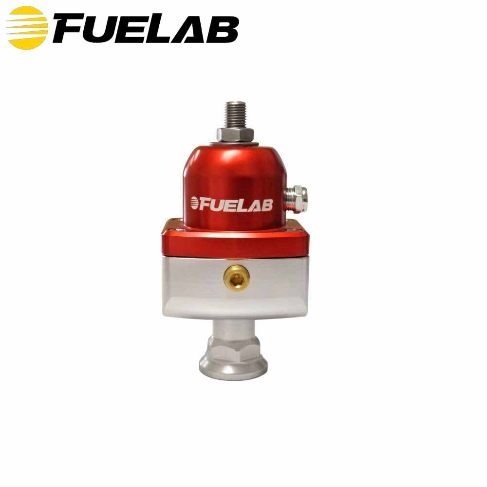 FUELAB Pressure Regulator 8AN Inlet / (2) 8AN Outlets/ Large Seat / 1-3 PSI - 55502
