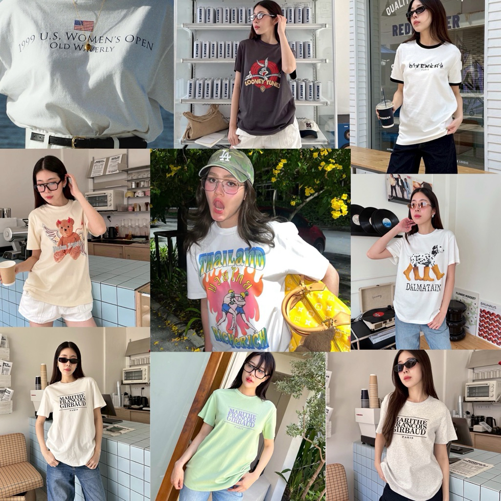 💫พร้อมส่ง💫((🏷valen basic store))VALEN เสื้อยืด เสื้อแบบดาราใส่ งานป้าย ผ้าcotton งานร้านวาเลน ยืดวาเลน เสื้อยืดลายใหม่✨