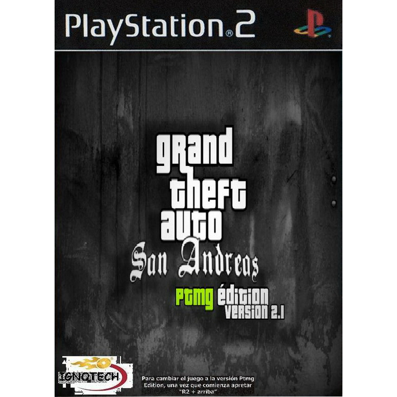 [PS2] Grand Theft Auto : San Andreas PTMG Edition v2.1 (1 DISC) เกมเพลทู แผ่นก็อปปี้ไรท์ PS2 GAMES B