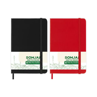Somjai selected MOLESKINE สมุดโน๊ต สมุดสเก็ตซ์ หน้าปกหนัง PU Smooth หนา 140 แกรม 80 แผ่น Classic Notebook Sketchbook
