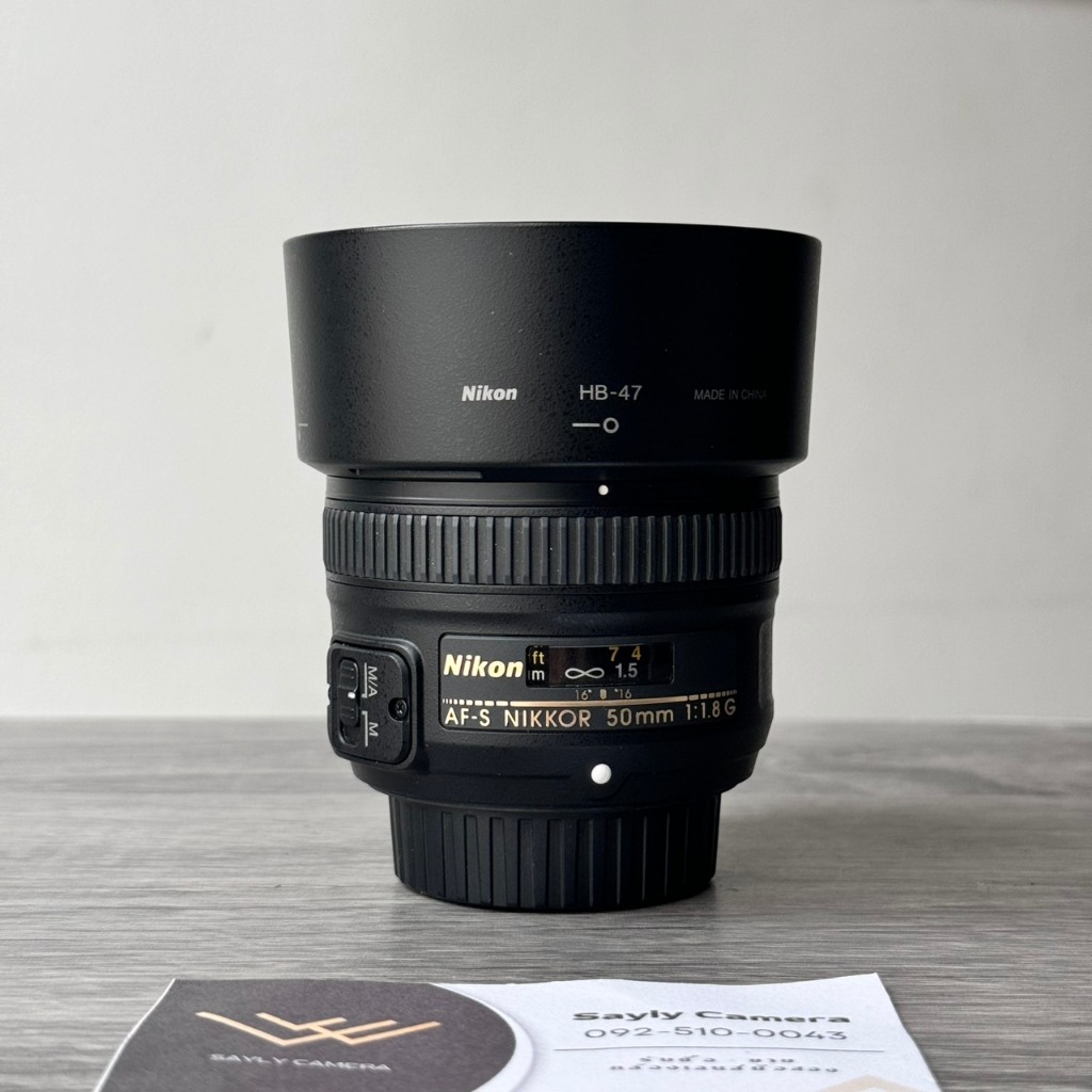 เลนส์มือสอง Nikon lens 50mm f1.8