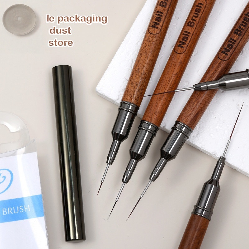 Renbg แปรงปากกาวาดเส้นเล็บ ลายดอกไม้ 6 9 12 15 18 มม. สําหรับตกแต่งเล็บ TH