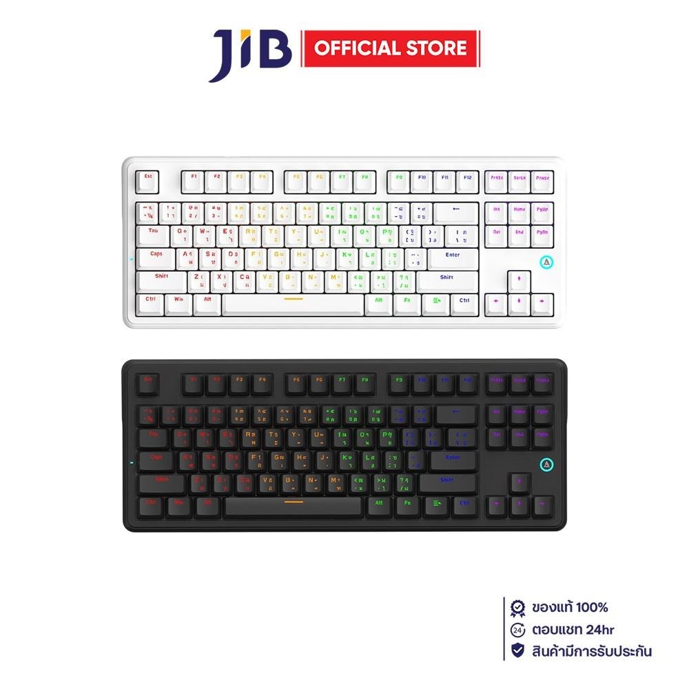 KEYBOARD (คีย์บอร์ด) AJAZZ AK870 V2 - RED SWITCH RAINBOW LED EN/TH