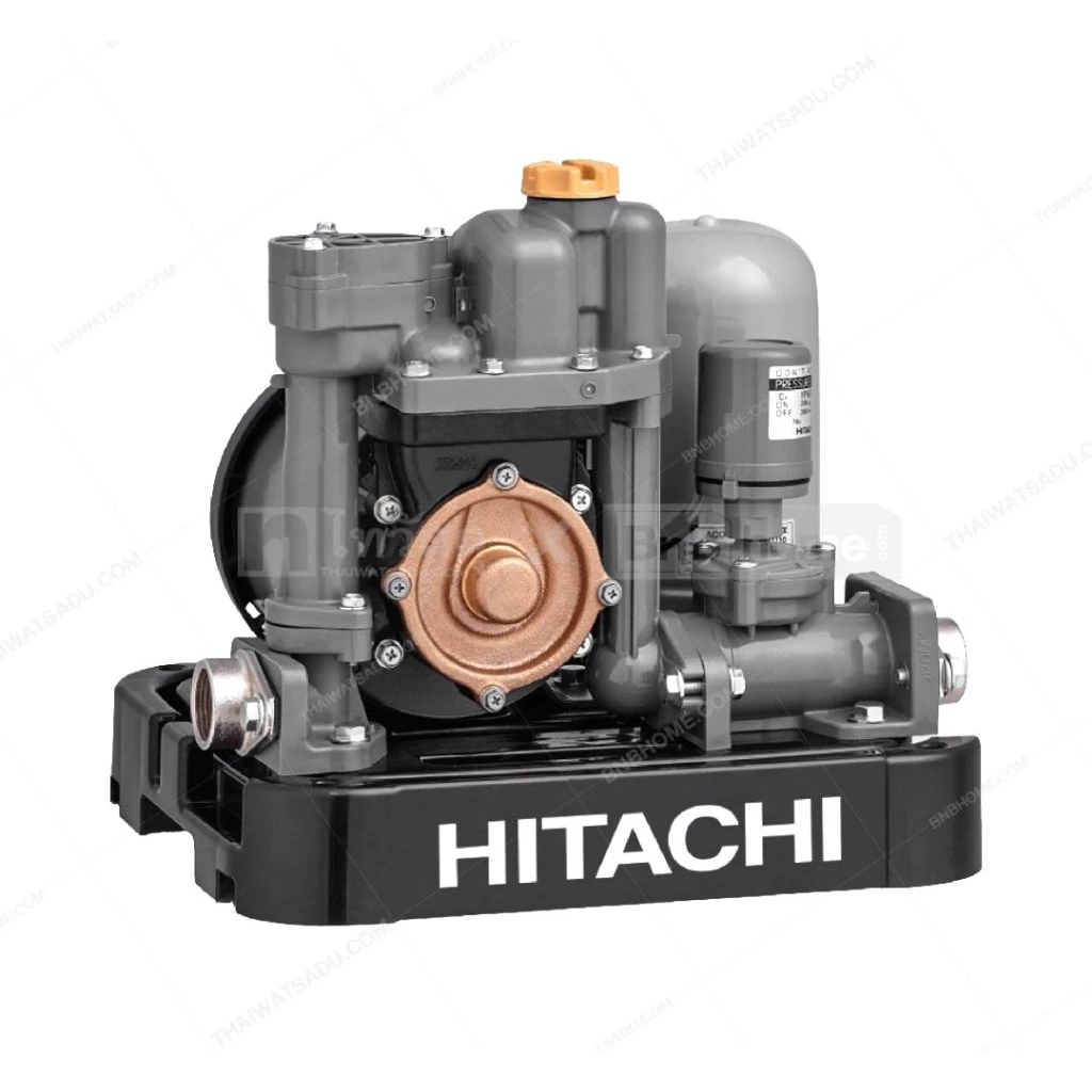 ปั้มน้ำอัตโนมัติ แบบแรงดันคงที่ 150 วัตต์  HITACHI รุ่น WM-P150XX สีเทา thumbnail 4