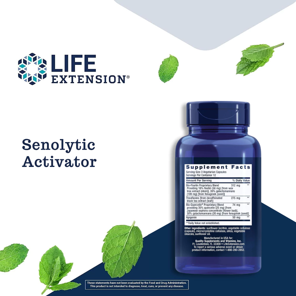 Senolytic Activator สนับสนุนสุขภาพเซลล์ 36 แคปซูล thumbnail 3