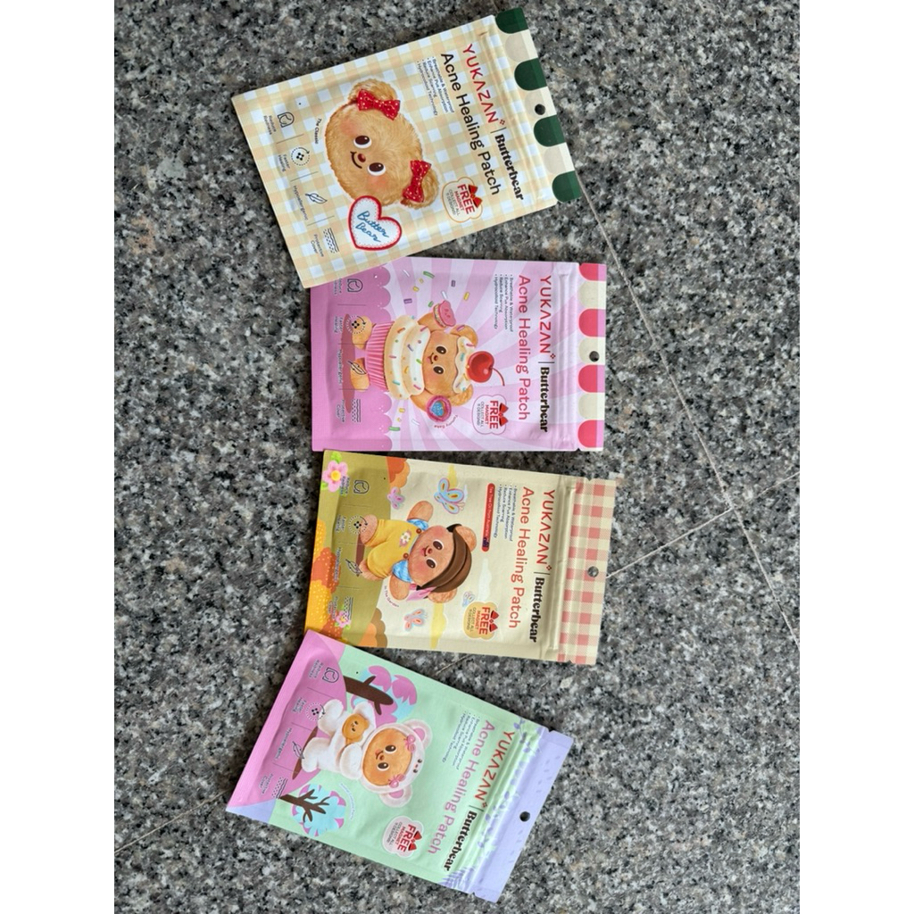 Yukazan X Butterbear】 Hydrocolloid Acne Healing Patch 20'S