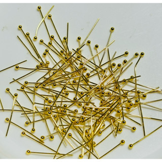 หมุดพินสีทอง200ขิ้น/แพ็ค สำหรับงานHand made DIY ร้อยดอกไม้/ล…
