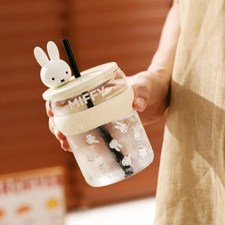 ของขวัญ 450 ML miffy Milk แก้วน้ำชานมถ้วยกาแฟผลไม้ถ้วย